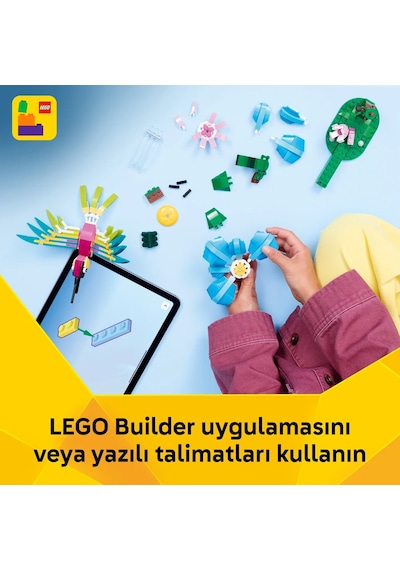 LEGO® Creator 3’ü 1 Arada Vahşi Hayvanlar: Renkli Sinek Kuşu 31384-8 Yaş ve Üzeri Çocuklar için Yaratıcı Oyuncak Yapım Seti (312P)