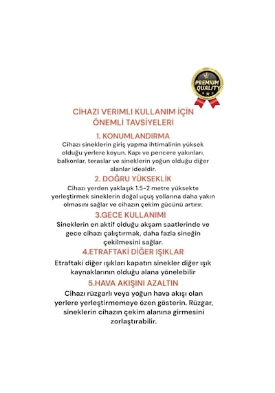 Çift Florasan Yüksek Güç Sessiz Zincir Askılı Sineksavar Elektrikli Uv Sivrisinek Öldürücü Kovucu
