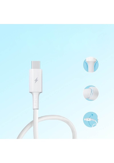 Type-c Şarj Kablosu 3.0a Type-c Usb Şarj Aleti 1 Metre