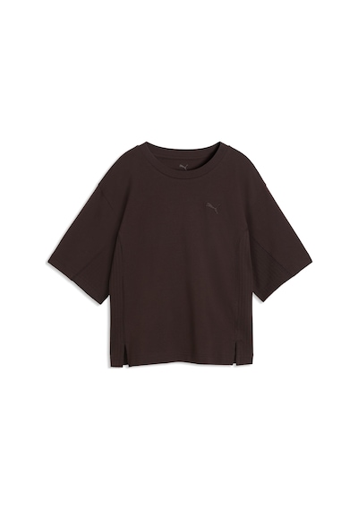 Puma Her Relaxed Kadın Kahverengi Günlük Stil T-shirt 69403033