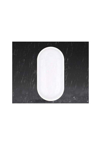 Tr Banyo Tavan Lambası Aydos 20w Oval Balkon Tavan Lambası 6400k Beyaz Led Işık Teras Duvar Lambası Beyaz Genel