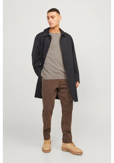 Jack & Jones Jjeleo Erkek Kazak Kahverengi