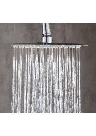 Boheme Tepe Duş Başlığı Kare Slim 304 Paslanmaz Metal 40x40 Cm Diğer