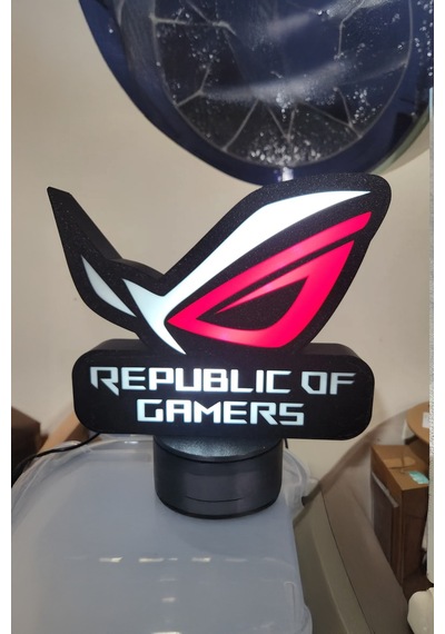 Gamer Dekoratif Aydınlatma Led Gece Lambası Çok Renkli