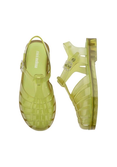 Mini Melissa Çocuk Possession Mint Transparan Sandalet Inf-14581 Yeşil