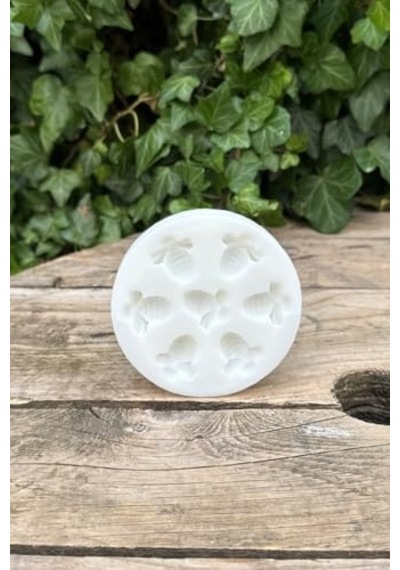 Yedili Mum Kalıbı Silikon Çok Renkli