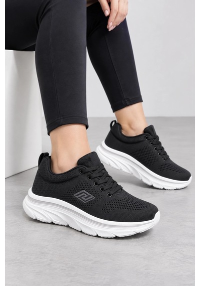 Ht Hotin Strata Kadın Günlük Sneaker Spor Ayakkabı - Siyah