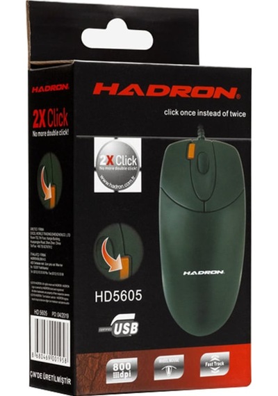 Hadron HD5605 Çift Click Kablolu Optik Mouse
