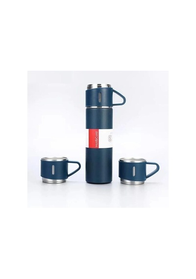 Vacuum Flask Set Üç Bardaklı Termos Seti