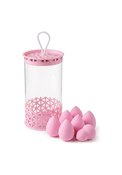 Mini Boy 8'li Pembe Makyaj Süngeri Seti- 2 Cm X 3 Cm Makyaj Uygulama Süngeri