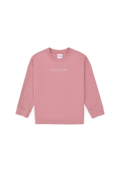 U.S. Polo Assn. Kız Çocuk Orkide Bisiklet Yaka Sweatshirt 50317960-VR221
