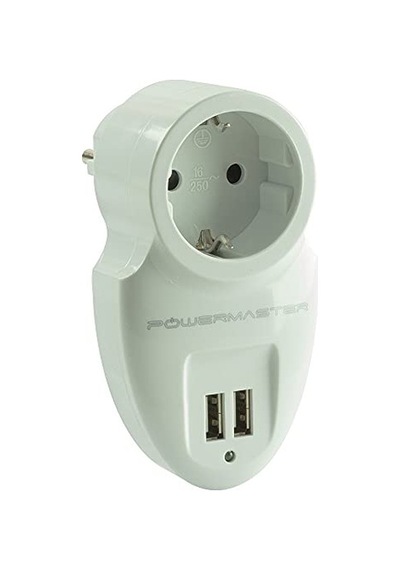 16a-3500w Çift Usbli Tekli Akim Korumali Priz 79 X 155 Mm