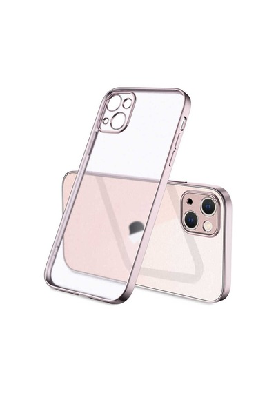 Apple Uyumlu iPhone 13 Pro Kılıf Zore Mat Gbox Kapak Rose Gold