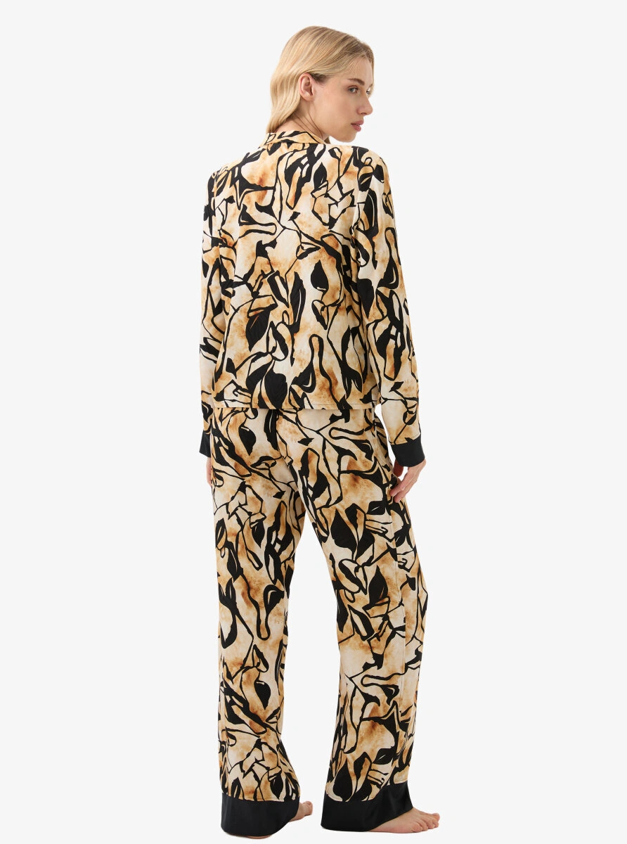 Blackspade Kadın Pijama Takımı 51926 - Desenli Desenli