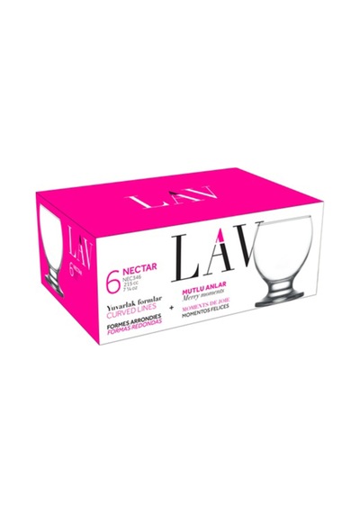 Lav Nectar 6lı Meşrubat Bardağı Lv-nec346f