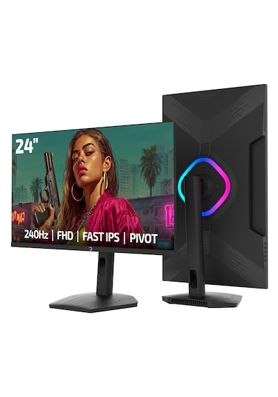 Gamepower Lunis L25 24'' 240hz 0.5ms Fast Ips Fhd Rgb Pivot Gaming Monitör