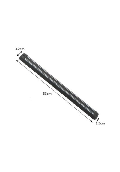 Paslanmaz Mıknatıslı Duvar Bıçak Askısı Standı 33Cm