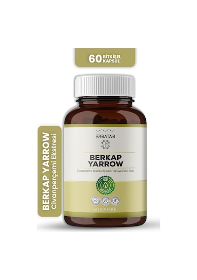 Erbatab Civan Perçemi Ekstresi Berkap Yarrow 60 Kapsül