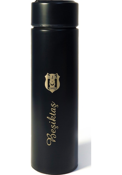 Beşiktaş Orjinal Lisanslı Logo Baskılı Çelik Termos 500 ML