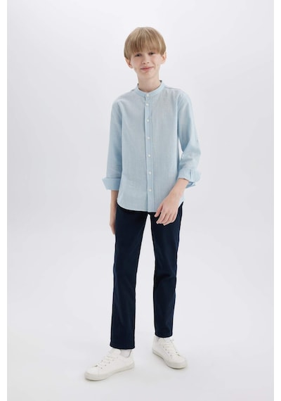DeFacto Erkek Çocuk Düz Paça Basic Düz Gabardin Pantolon X4224A625SMNV135