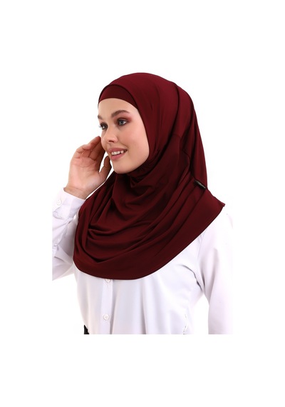 Ferraro Yetişkin Pratik Eşarp Bordo Renk