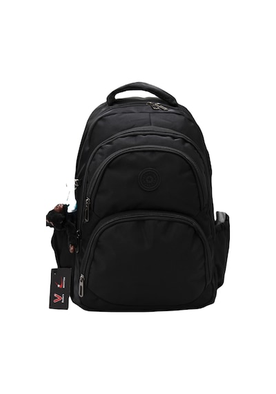 Özel Su İtici Kumaş Siyah Unisex Okul Çantası 34600