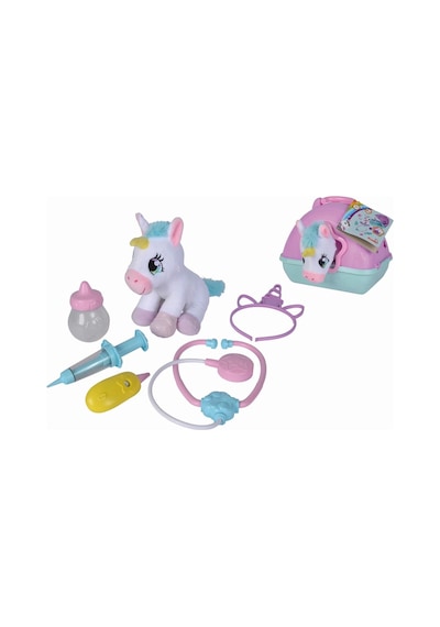 Vet Case With Plush Unicorn Smb-105542140 Pembe