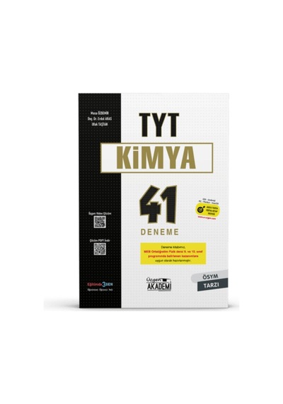Üçgen Akademi Süper Kampanya Tyt Kimya Soru Bankası + 41 Deneme