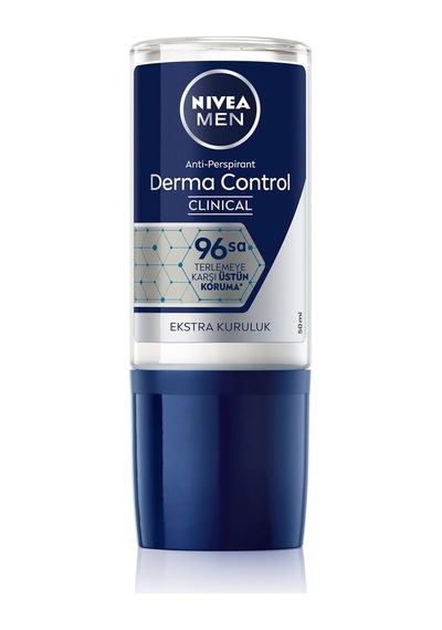 Nıvea Men Erkek Roll-on Deodorant Derma Control Clinical 50 Ml - 5 Adet Tarı
