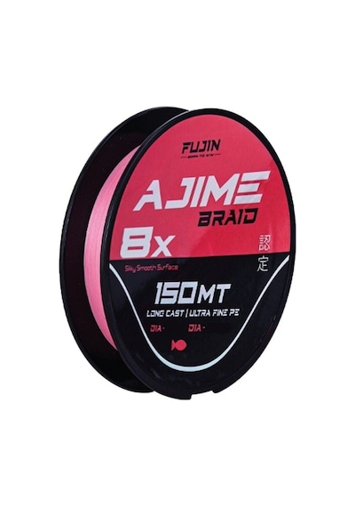 Fujin Ajime Braid 8x 150mt Pink İp Misina 0,10 mm