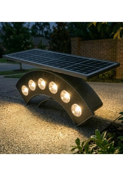 10watt Güneş Enerjili Duvar - Ağaç Apliği Solar Güneş Enerjili Led Bahçe Lambası - Aydınlatması, Günışığı Diğer