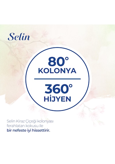 Selin Limon Kolonyası 900 ML + Kiraz Çiçeği Kolonyası 400 ML