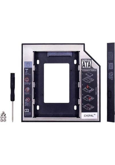 Al-Alfais-Al4716 9.5Mm Sata Hdd Harddisk Caddy Kızak Kutu Laptop