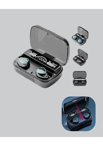 Kablolu Kulakiçi Kulaklık Bluetooth 5.1 M10 Tws Kulaklık Ergonomik Tasarım Yüksek Ses Kaliteli