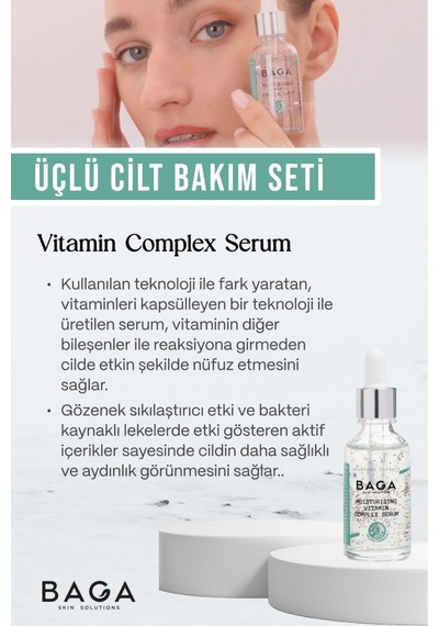 Bb Krem Light & Vitamin Kompleks Krem & Vitamin Kompleks Serum Üçlü Cilt Bakım Seti Diğer