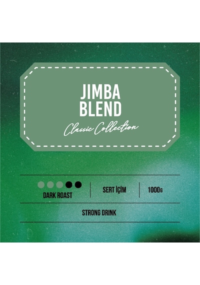 Espresso Çekirdek Kahve 1000 Gr. Jimba Blend Jimba Special Blend Coffee