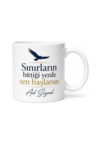 Kendi Doğrularıyla Yaşayan Özgür Ruhlara Sınır Tanımayan Kupa Bardak Hediye Tupya8912 Beyaz / Çok Renkli