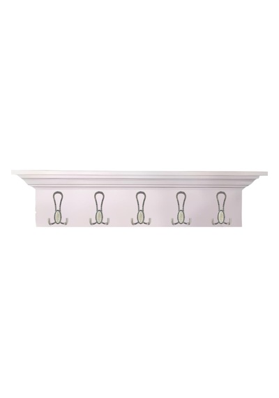 Krom Desenli Vestiyer Portmanto 5 Adet Askılık Metal Krom