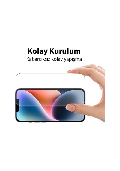 Ally Apple iPhone 15 Uyumlu Full Hd Tempered Kırılmaz Cam Ekran Koruyucu