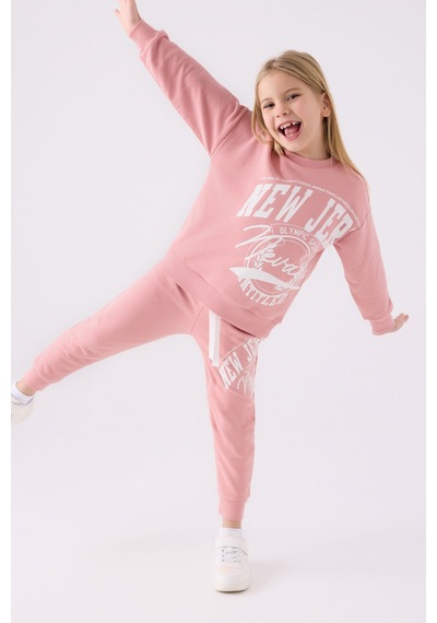 Rolypoly Kız Çocuk Pembe Eşofman Takımı Rp3484-c-v1 Pembe