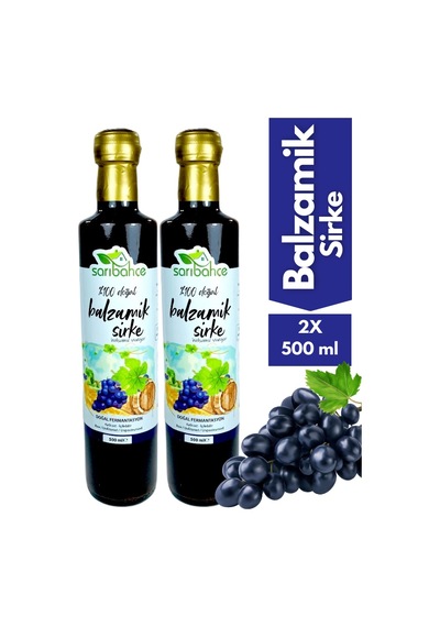 Balzamik Sirke 500 Ml 2'li Paket - Organik Doğal Fermantasyon