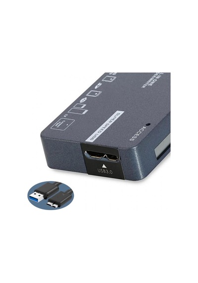 Tr Usb 3.0 Hepsi Bir Arada Kart Okuyucu - Micro Sd, Sd, Cf, Ms Çoklu Hafıza Kartı Okuyucu-al5824