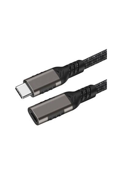 Lexroo Extension Usb3.2 Type-c Pd Uzatma Kablosu 100w 20gbps 4k 60hz 0.2 Metre - Siyah