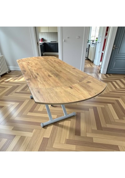 Oval Yan Baştan Açılır Akıllı Masa Üst Tabla Mdf Yüksekliği Ayarlanabilir Pratik Atlantik - Çam Oval Yan Baştan Açılır Akıllı Masa Üst Tabla Mdf Yüksekliği Ayarlanabilir Pratik Atlantik - Çam