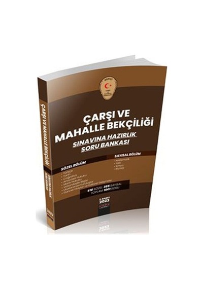 Çarşı ve Mahalle Bekçiliği Soru Bankası / Kolektif