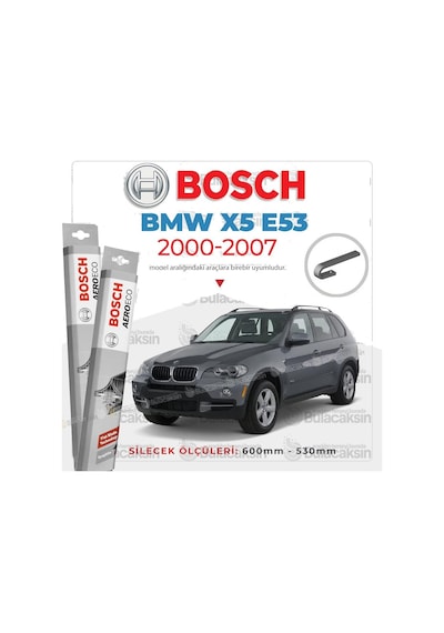 Bmw X5 E53 Muz Silecek Takımı 2000-2007 Bosch Aeroeco