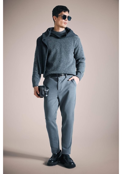 Defacto Kumaş Pantolon Tailored Regular Fit Normal Kesim Basic Düz Cepli Düz Paça D3707AX25WN Antrasit Defacto Kumaş Pantolon Tailored Regular Fit Normal Kesim Basic Düz Cepli Düz Paça D3707AX25WN Antrasit
