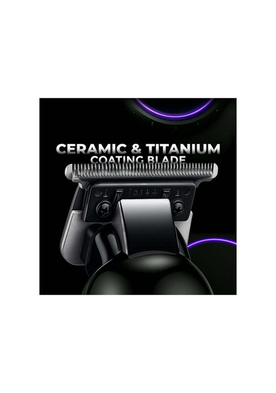 V-274 7000 Rpm Turbo Titanyum Seramik Bıçak Saç Sakal Makinesi - Mor