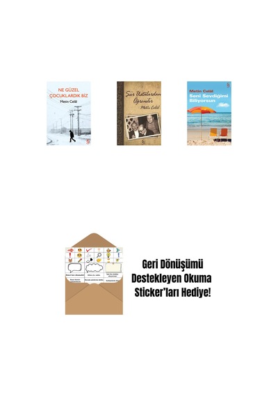 Ne Güzel Çocuklardık Biz + Şiir Ustalardan Öğrenilir + Seni Sevdiğimi Biliyorsun + Okuma Sticker'ları