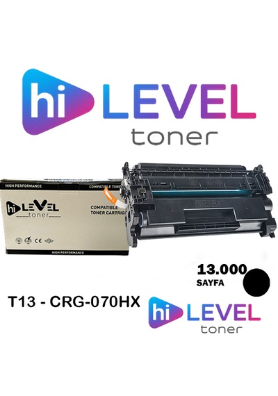 Ht-t13hx, Hilevel Toner Canon 1440if T13 13k Yüksek Kapasite Muadil Toner